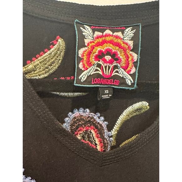 Johnny Was LIBBI TRAPUNTO T‑SHIRT DRESS XS - Picture 5 of 5